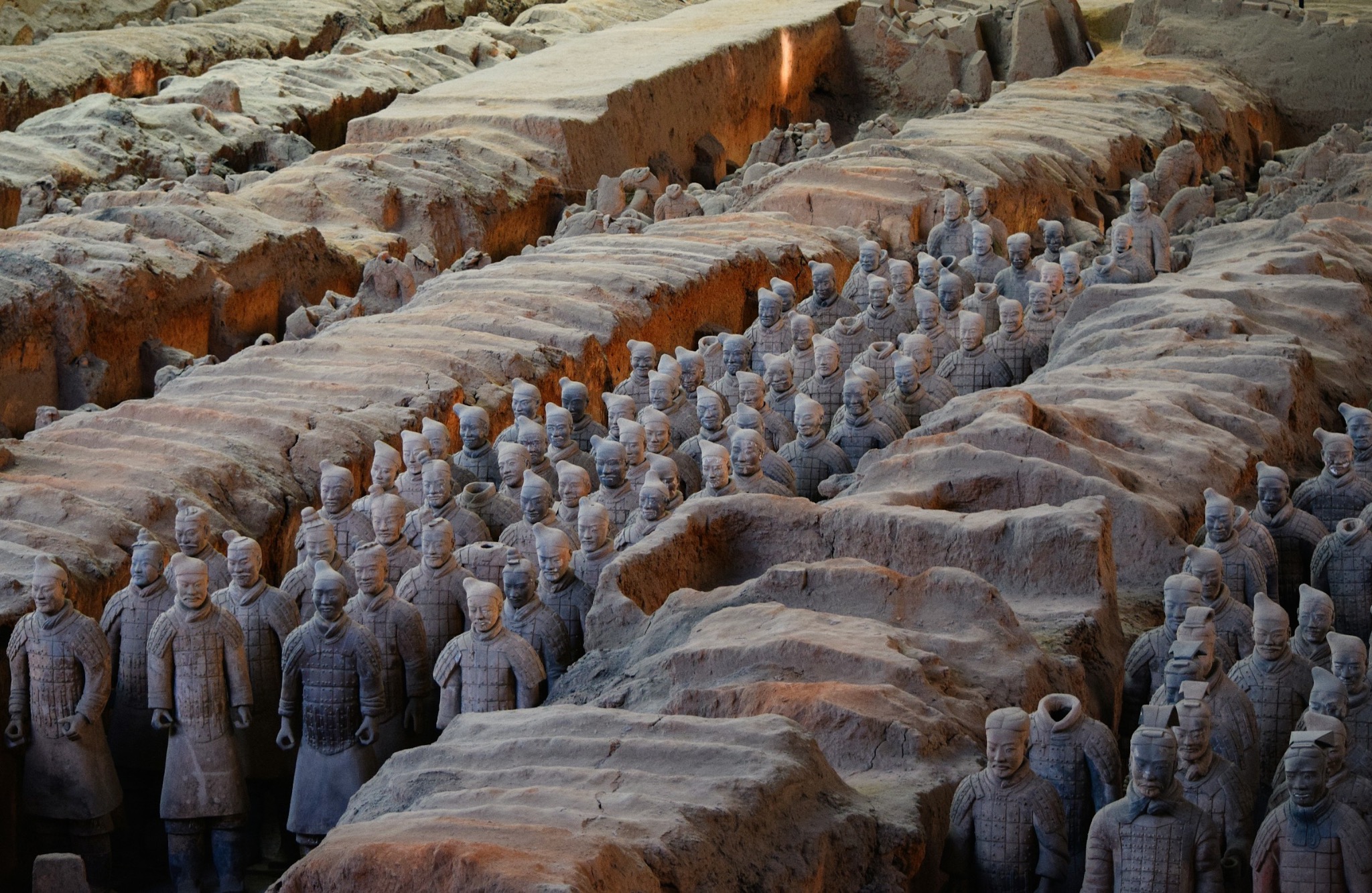 Guerreiros do Exército de Terracota em Xi'an